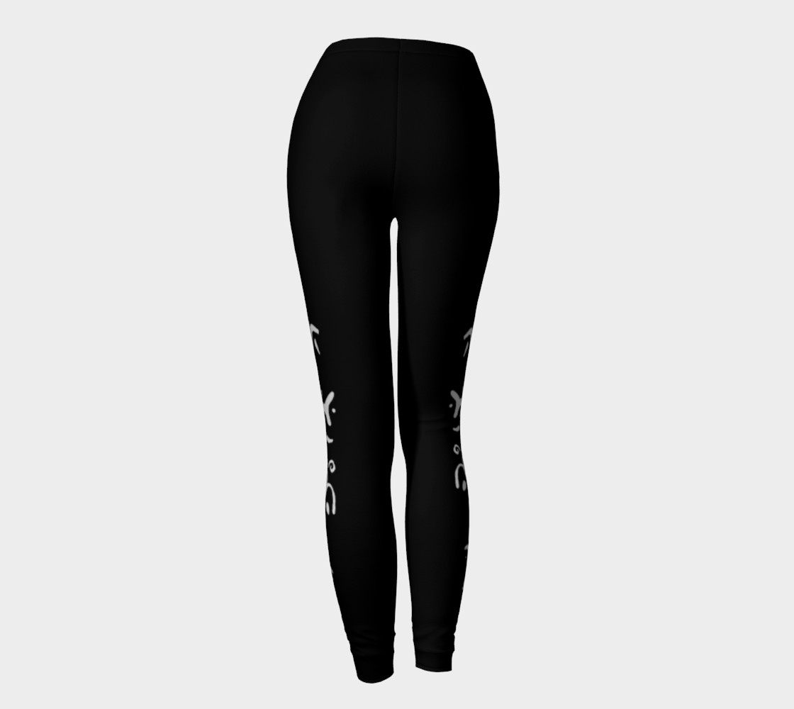 black leggings petroglyph faces preview #4