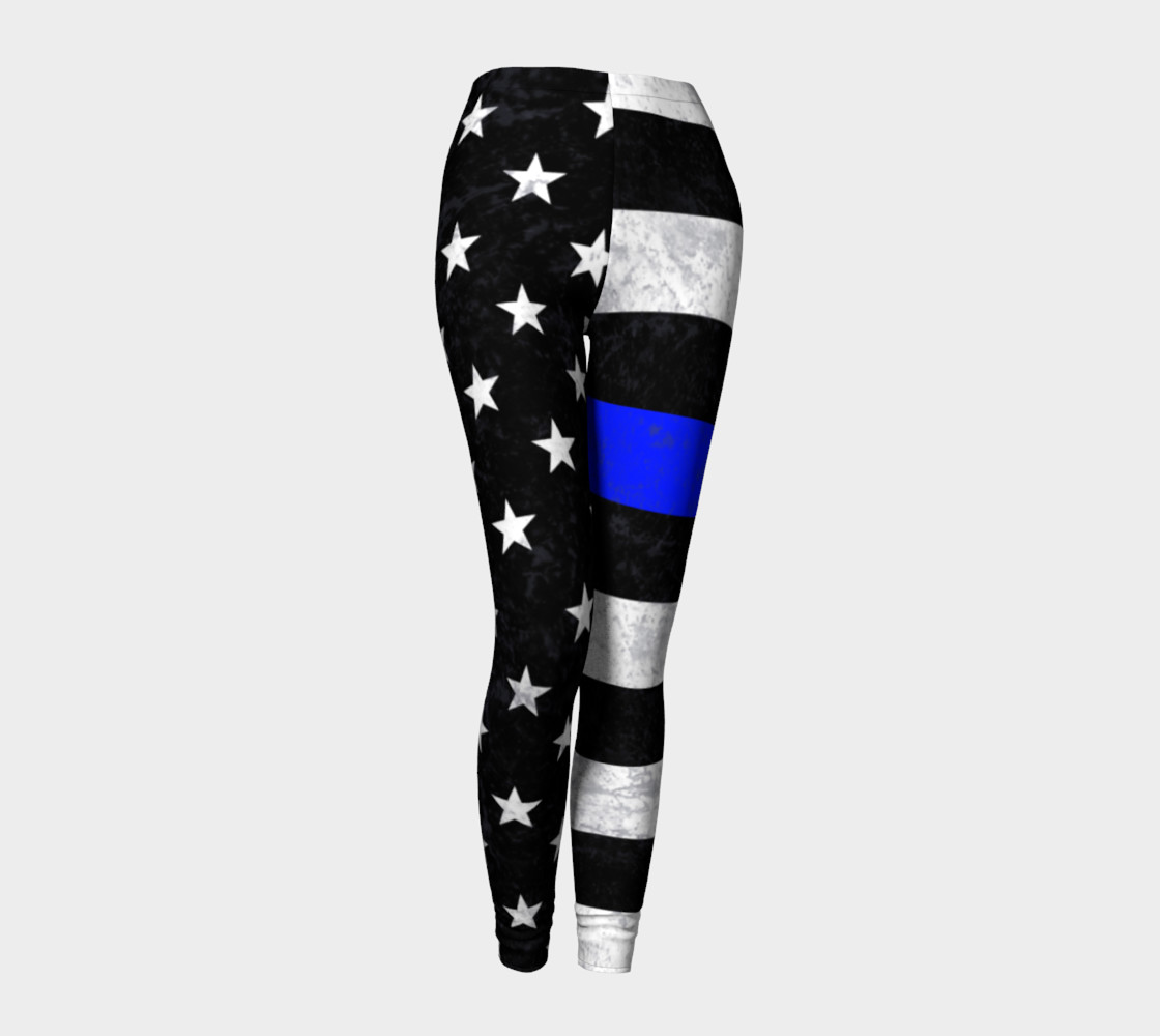 Thin Blue Line Leggings preview #1