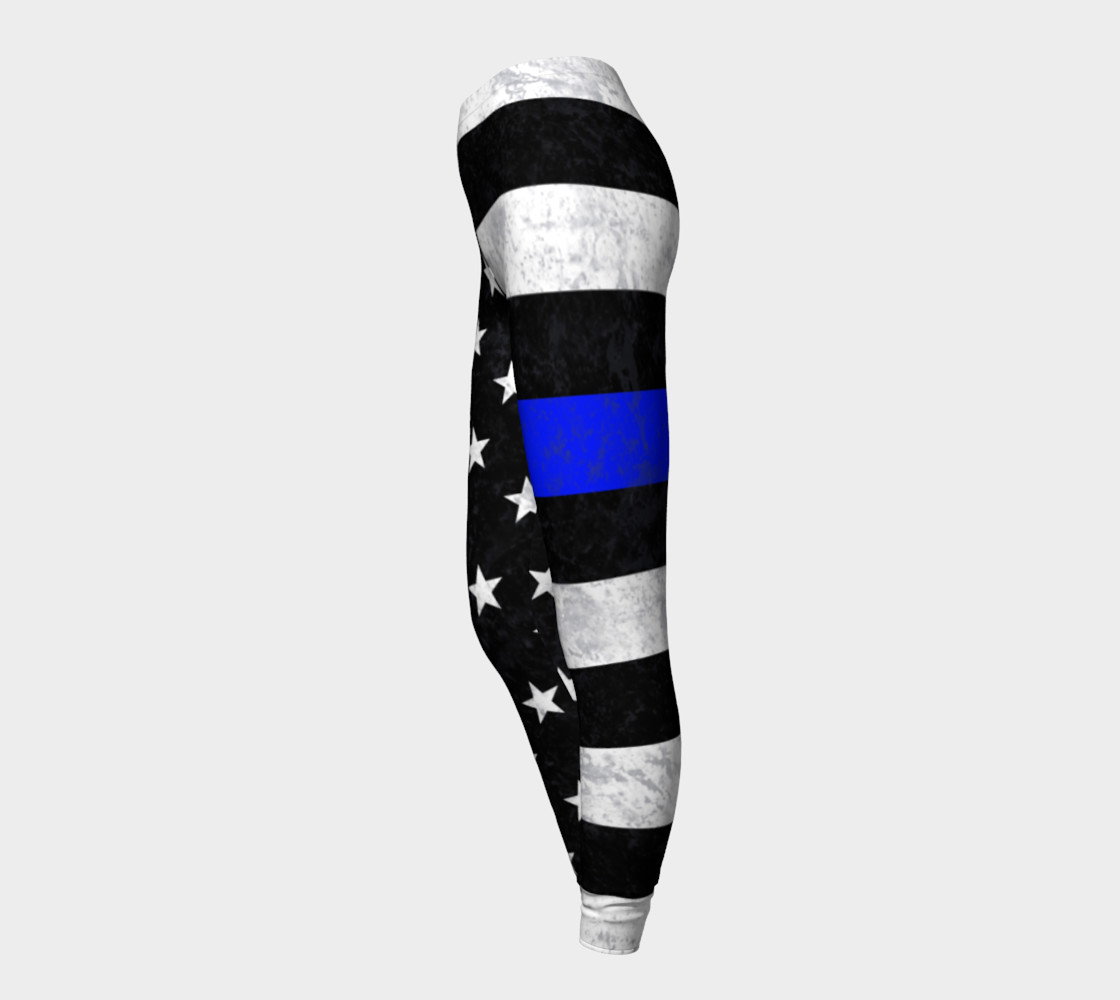 Thin Blue Line Leggings preview #3
