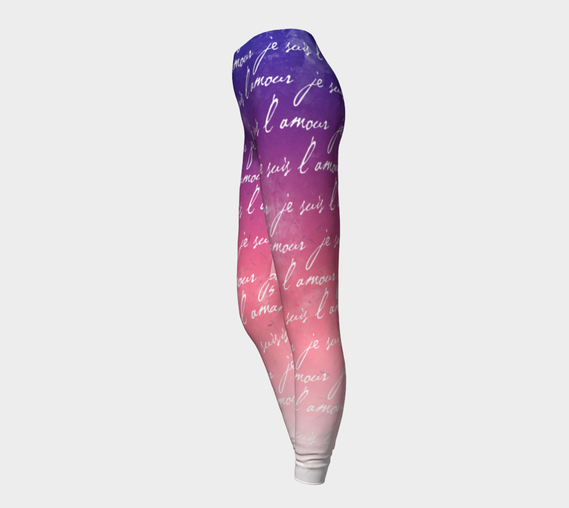 Je Suis L'amour French Leggings preview #3