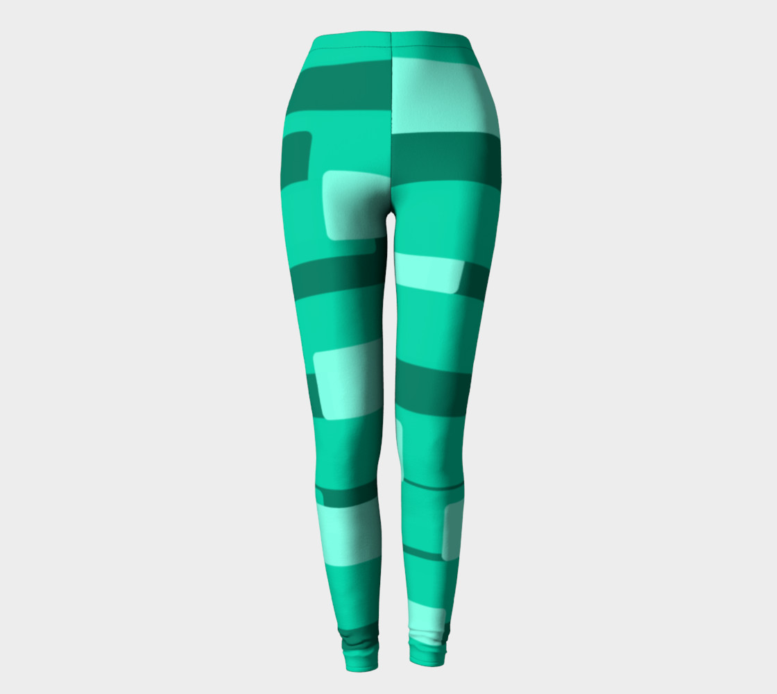 Teal Ocean Leggings preview #2