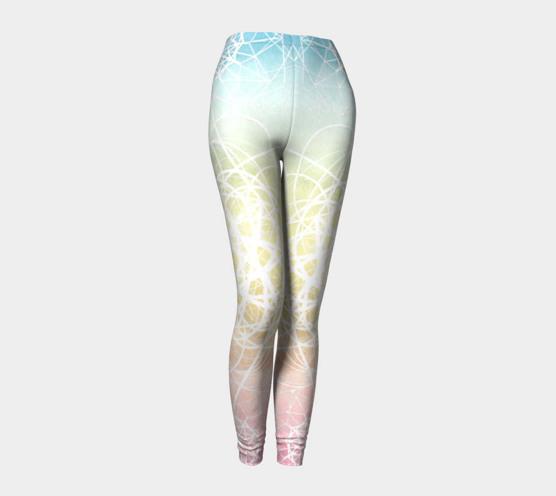 Pastel Sacred Geometry Leggings preview #1