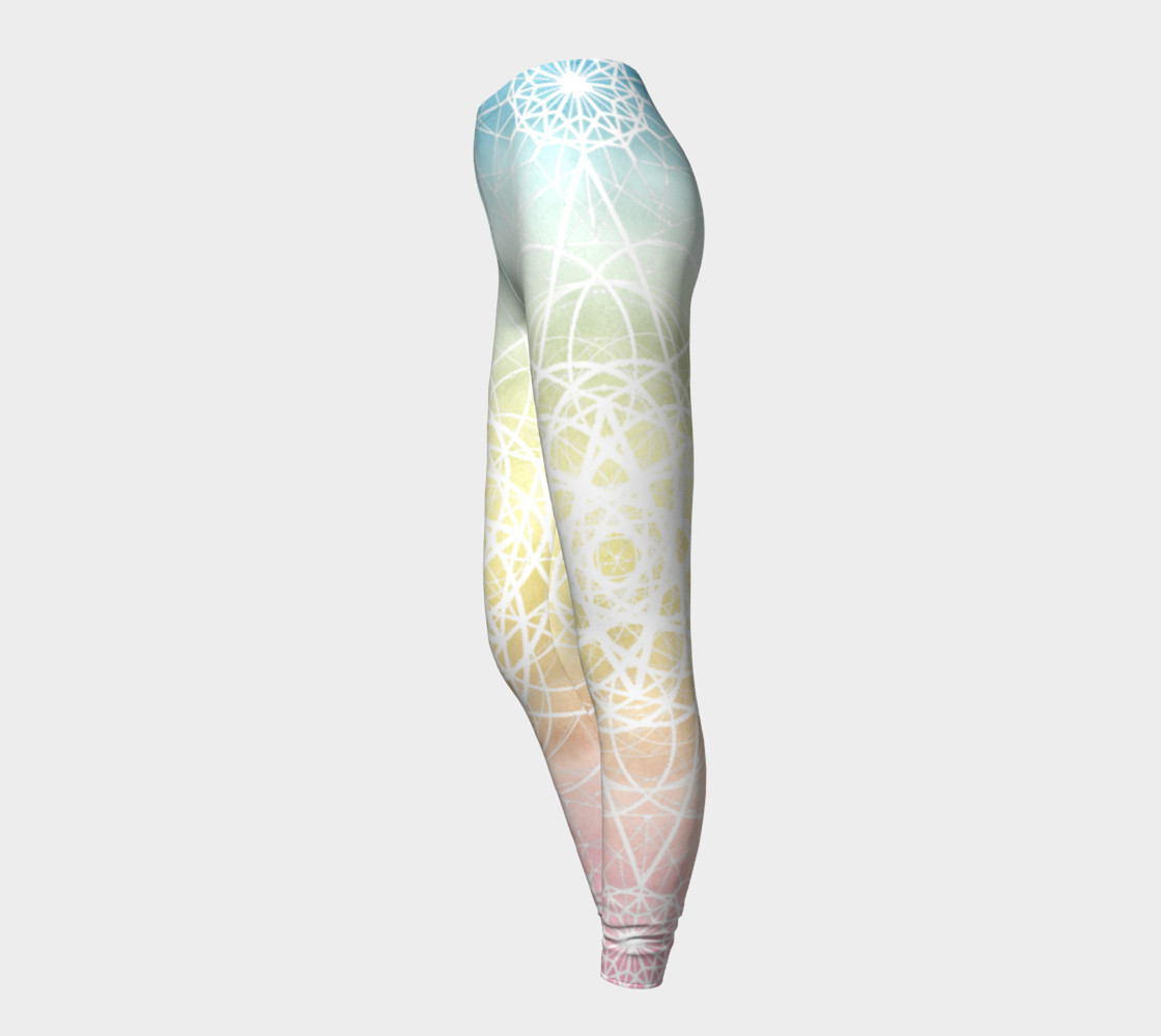 Pastel Sacred Geometry Leggings preview #3