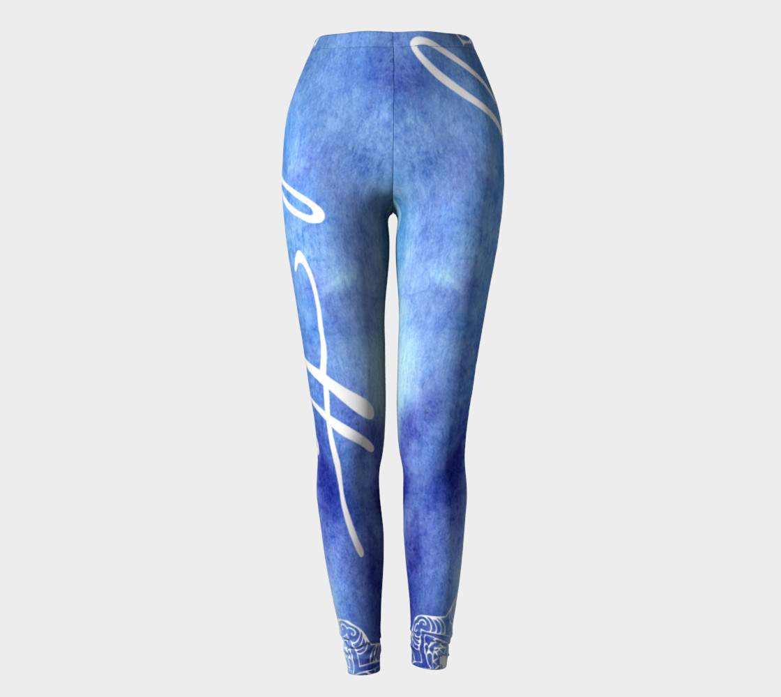 Just Breathe Yoga Leggings preview #2