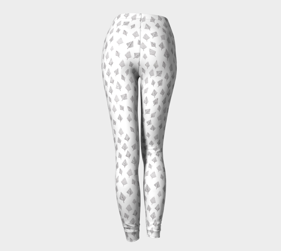 pattern with graphic trees preview #4