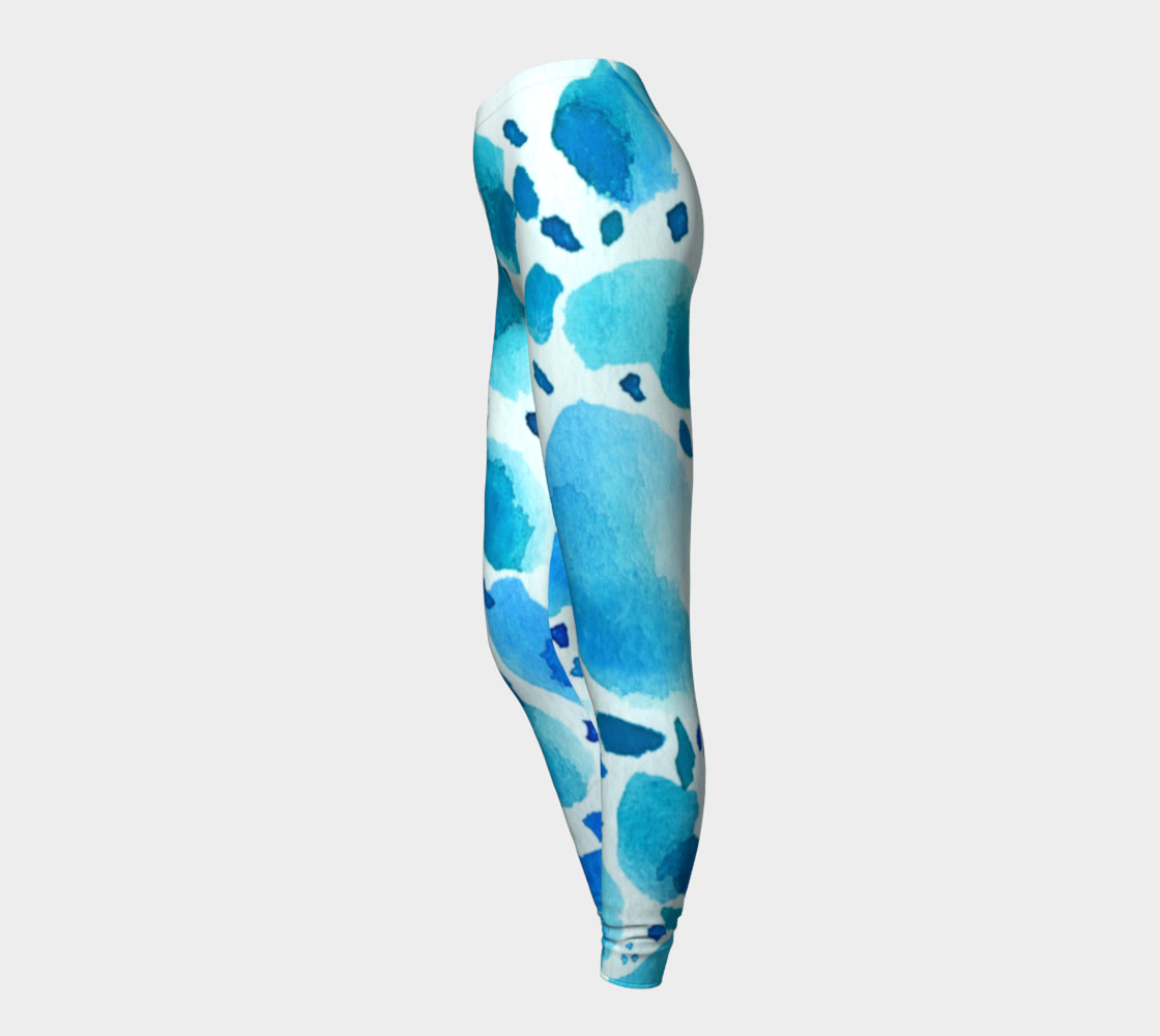 Blue Watercolour Dalmatian Pattern preview #3