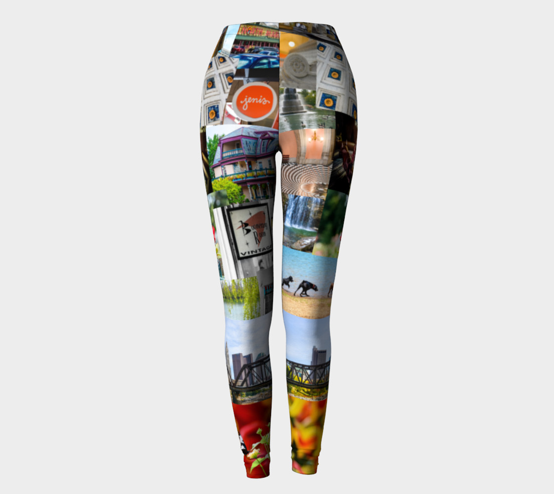 Cool Columbus - Ohio Tiled Leggings preview #2