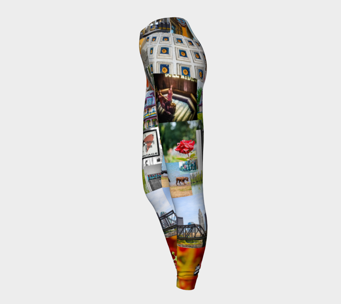 Cool Columbus - Ohio Tiled Leggings preview #3