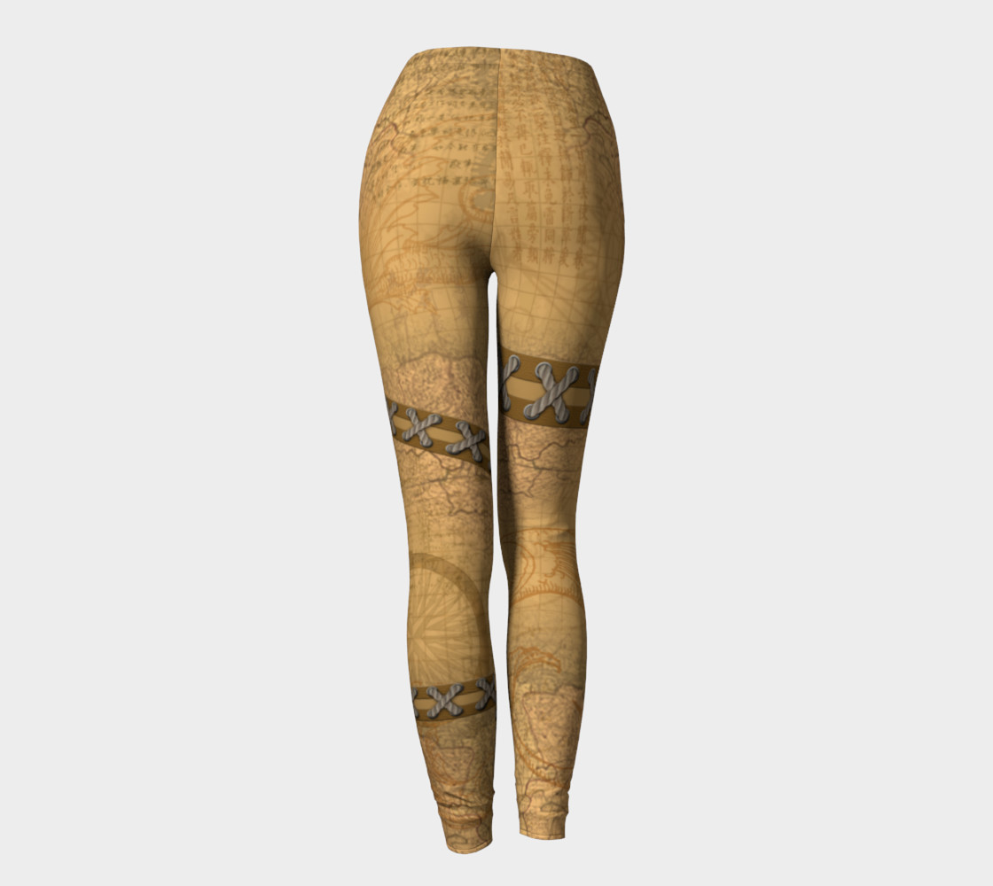 Steampunk Airship Captain Leggings preview #4
