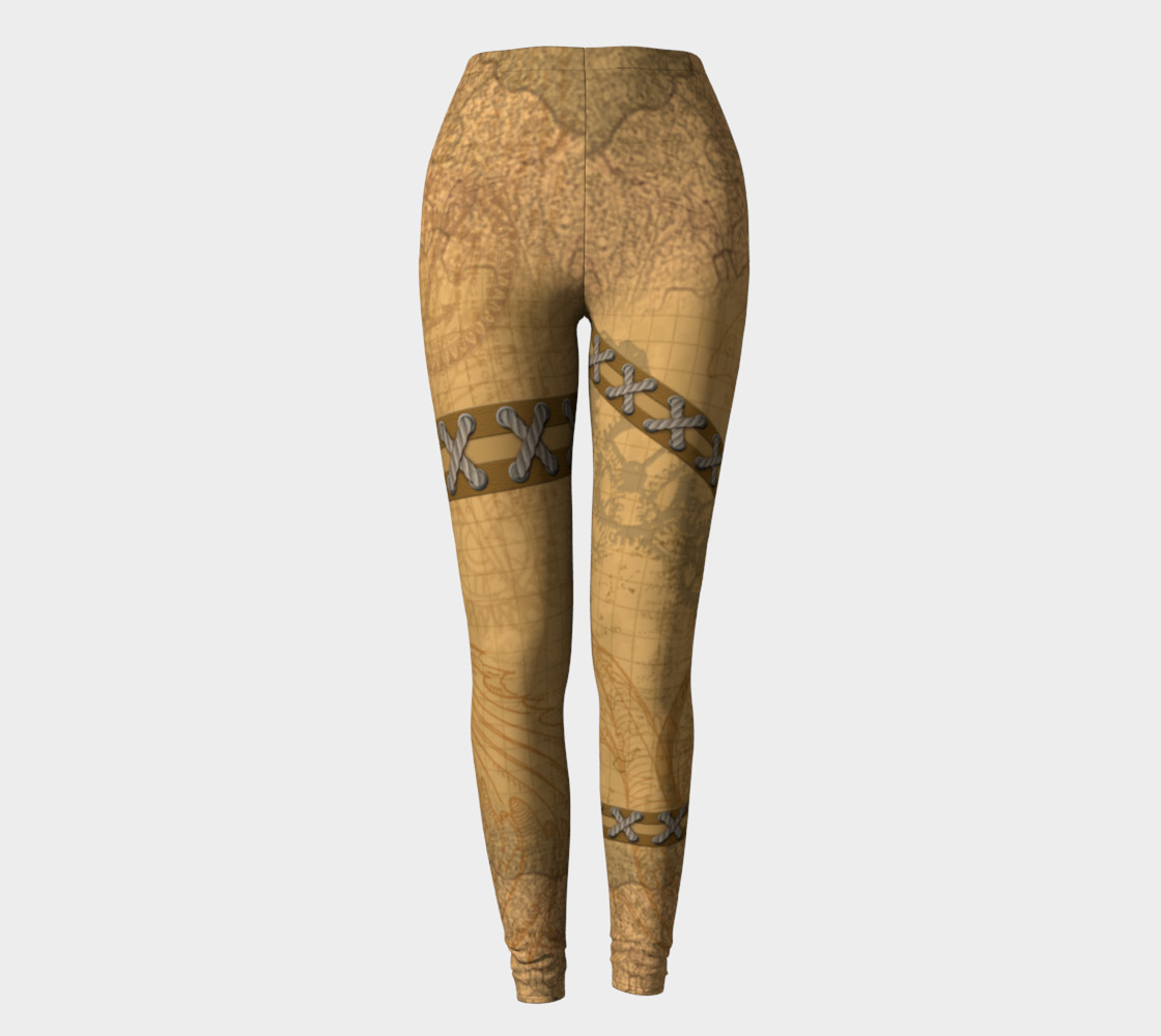 Steampunk Airship Captain Leggings preview #2