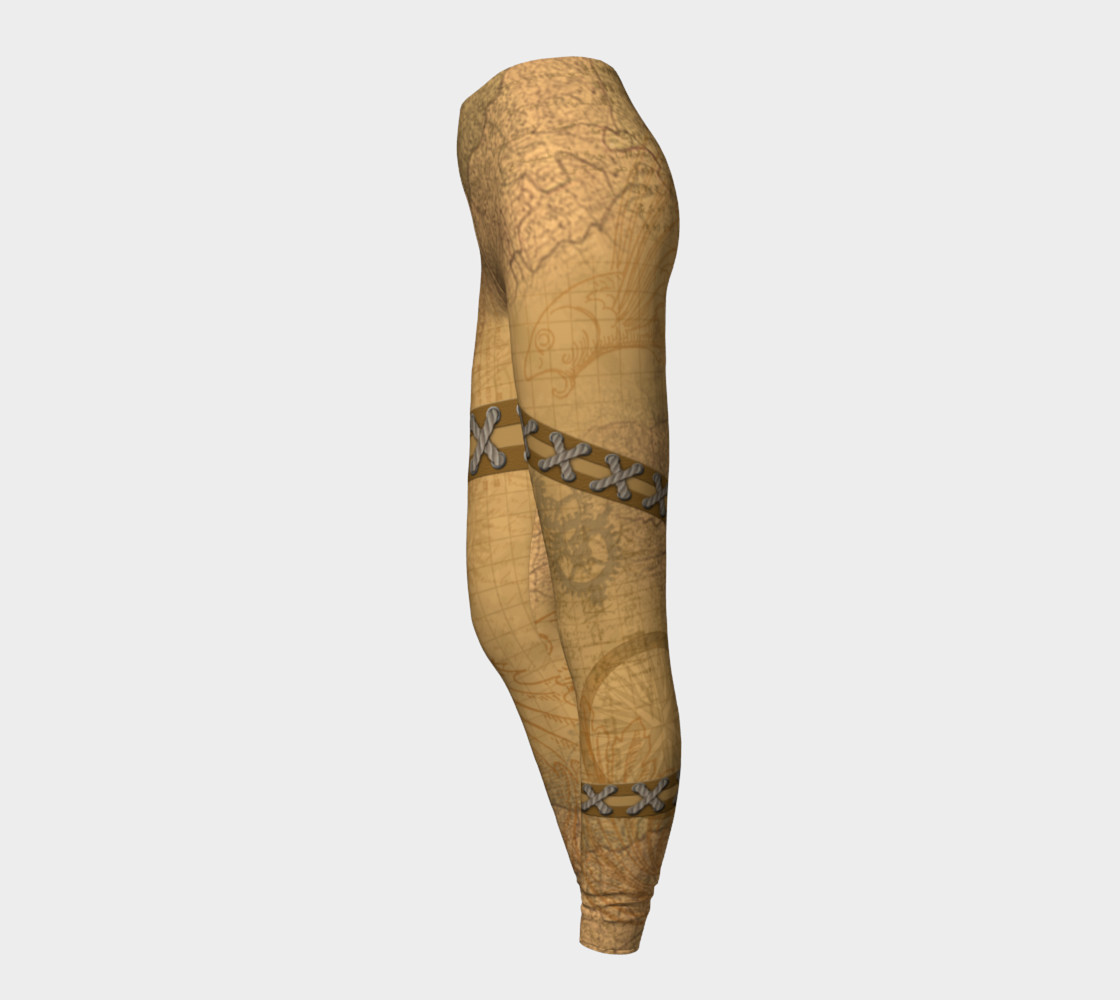 Steampunk Airship Captain Leggings preview #3