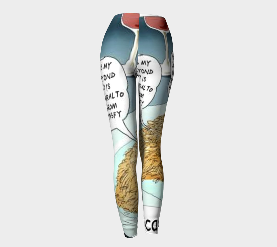 Funny Complex Carbohydrates Leggings by Rick London preview #4