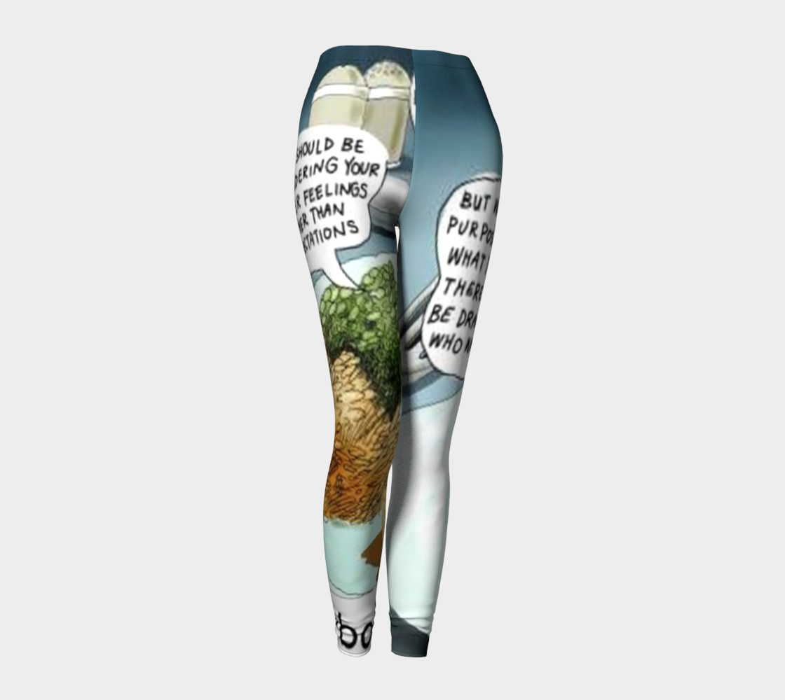 Funny Complex Carbohydrates Leggings by Rick London preview #1