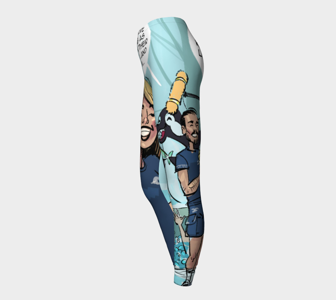 Orca Revenge Funny Leggings by Rick London preview #3