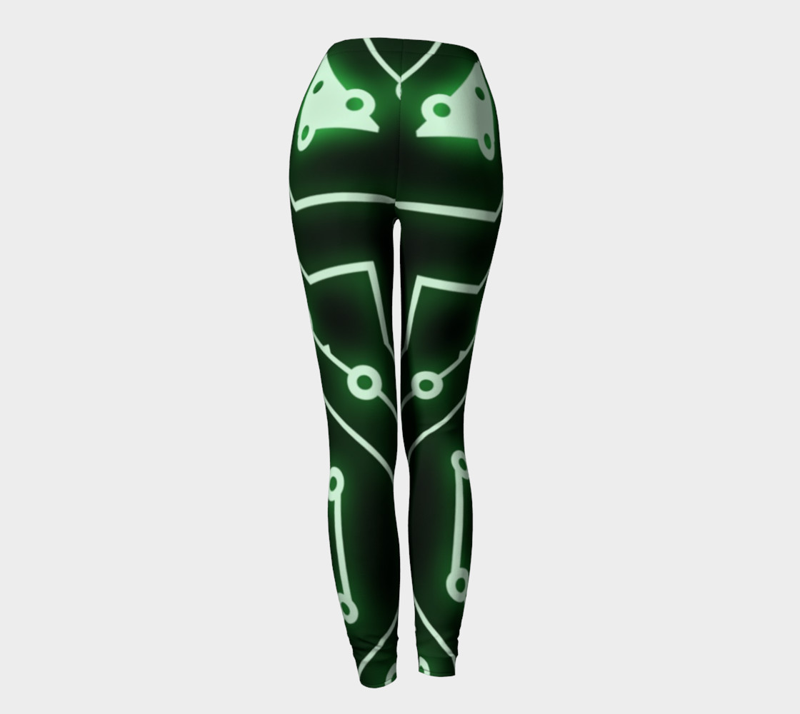 Neon Green Robot pants preview #4