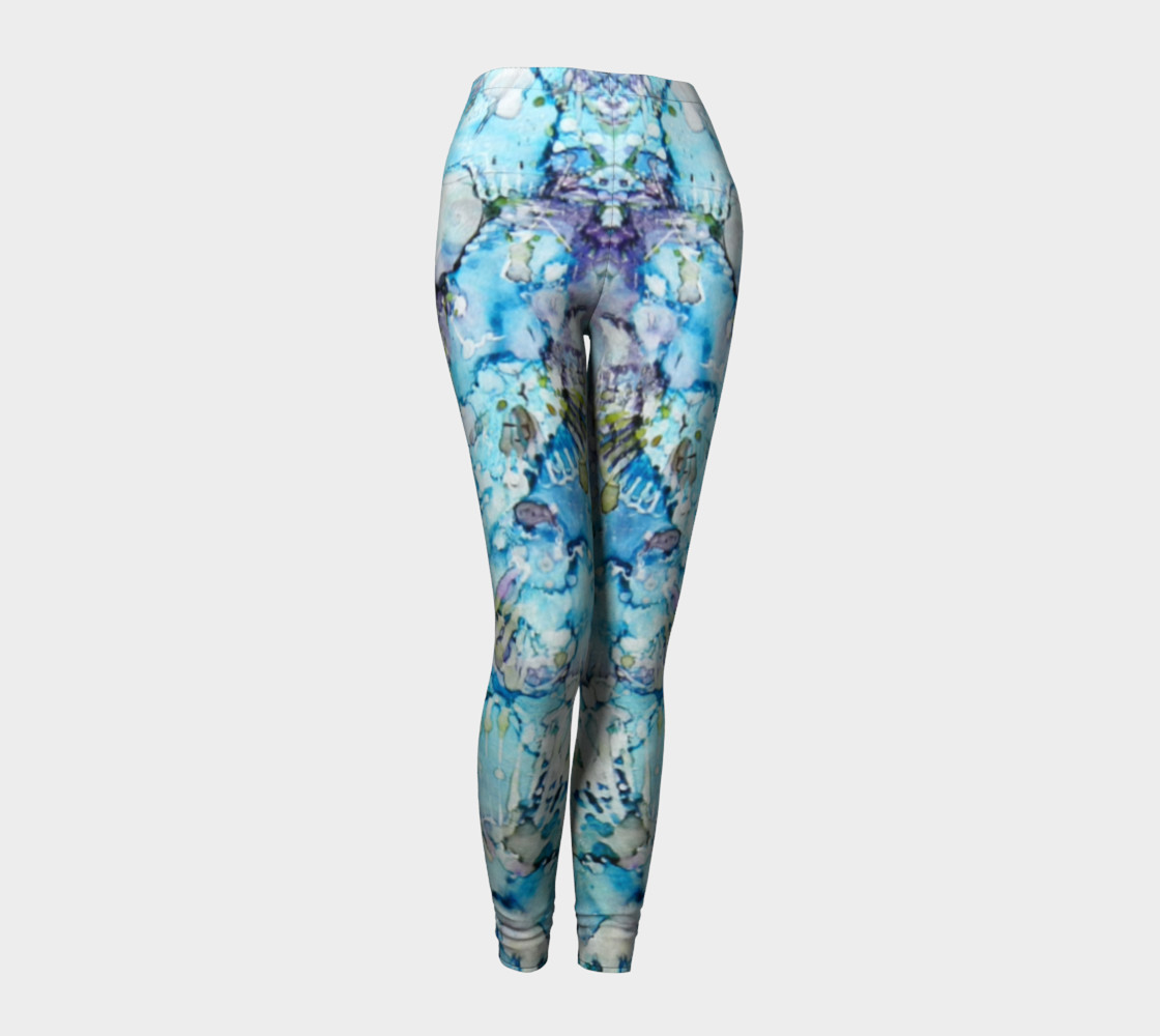 Butterfly Blu Ink #25 Yoga Leggings preview #1