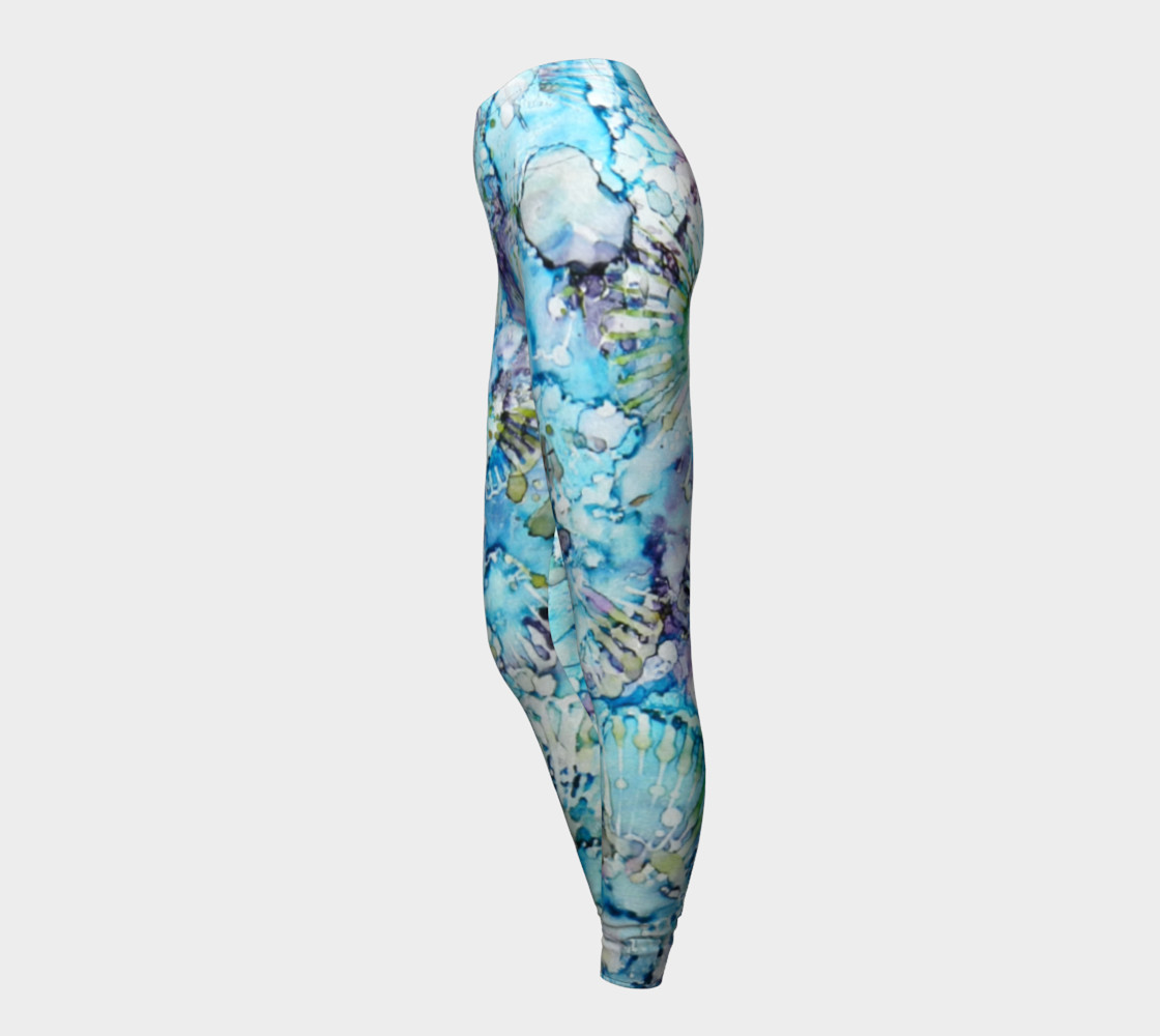 Butterfly Blu Ink #25 Yoga Leggings preview #3