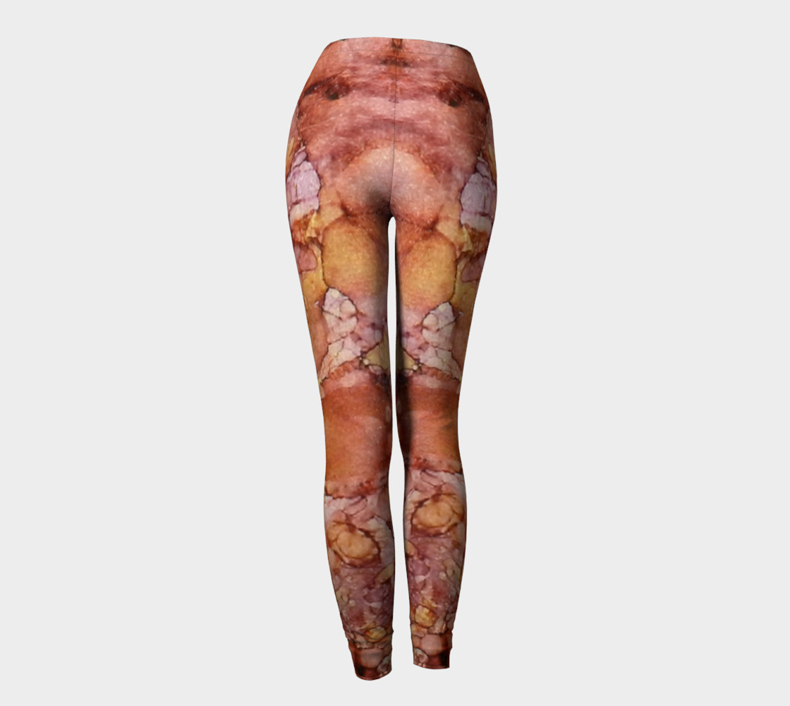 Pomegranate Lemonaid Ink #15 Yoga Leggings preview #4