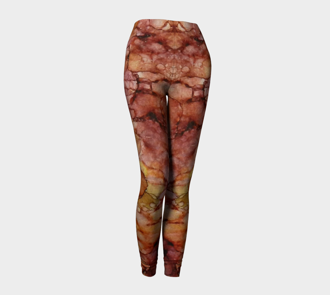 Pomegranate Lemonaid Ink #15 Yoga Leggings preview #1