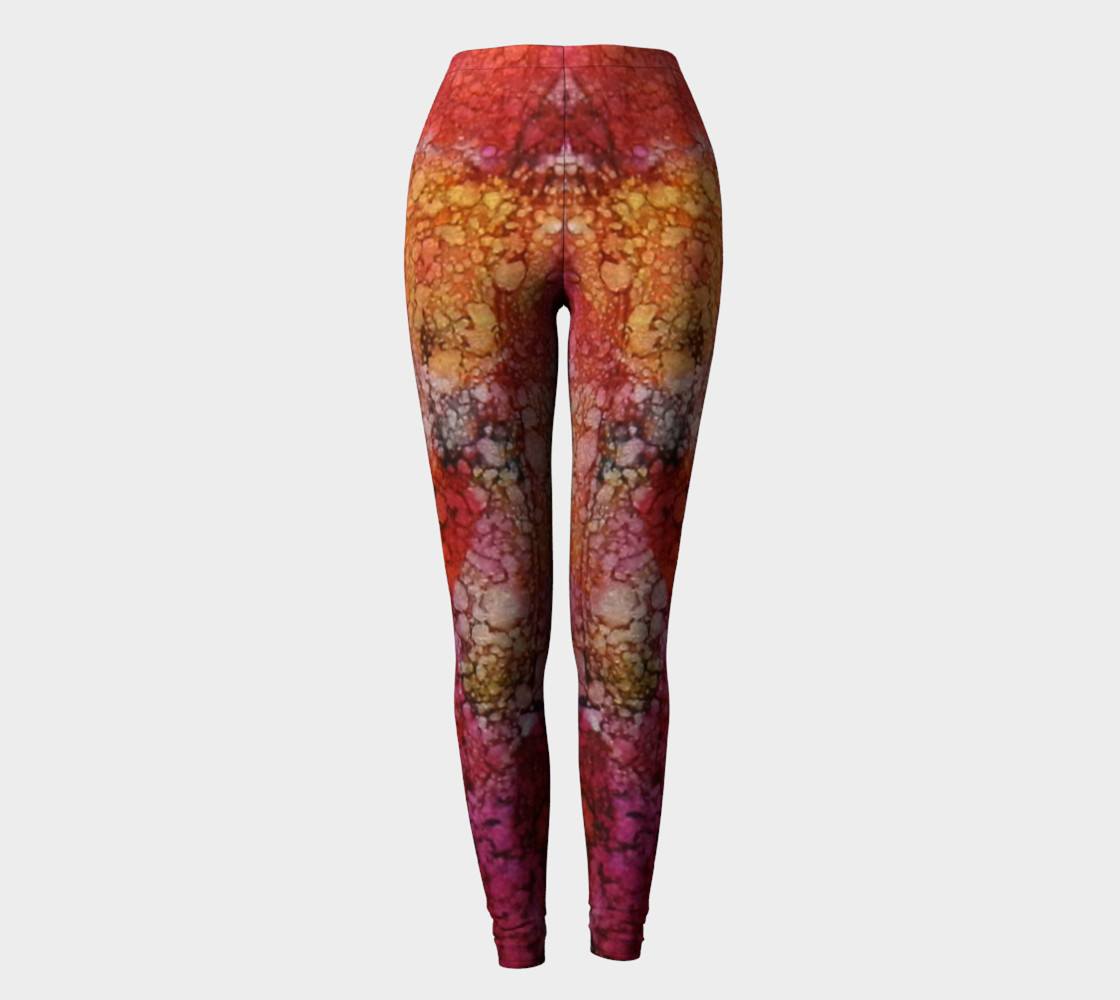 Sangria Ink #16 Yoga Leggings preview #2