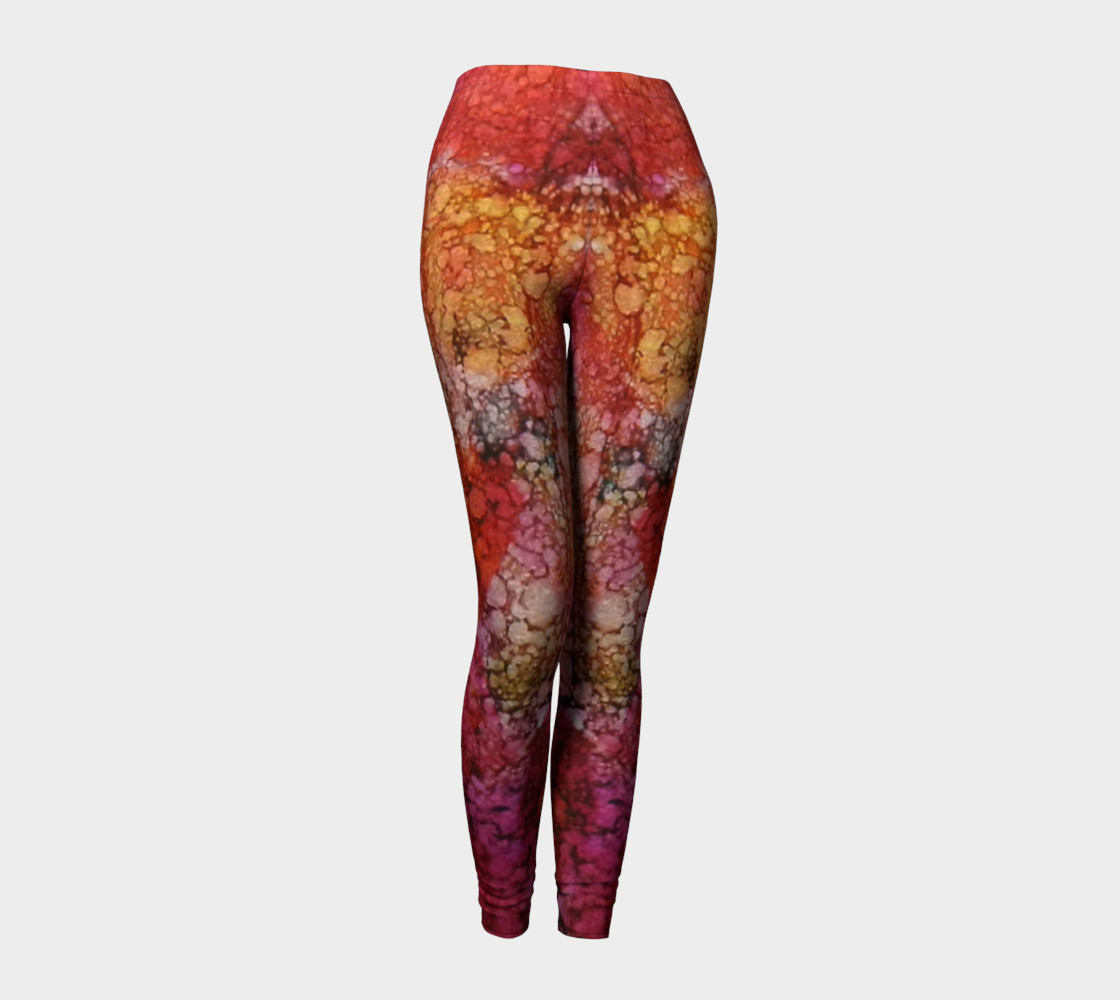 Sangria Ink #16 Yoga Leggings preview #1