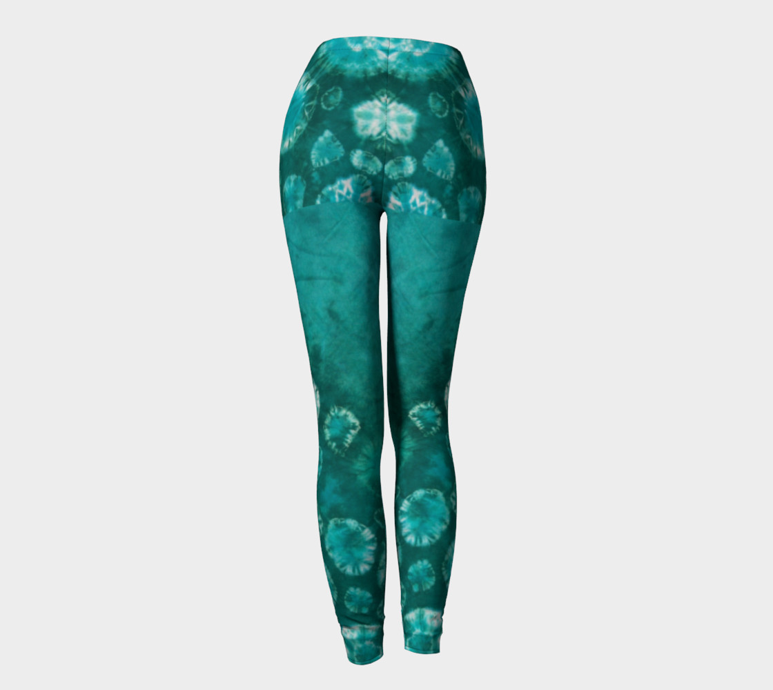 Shibori #2 Yoga Leggings preview #4
