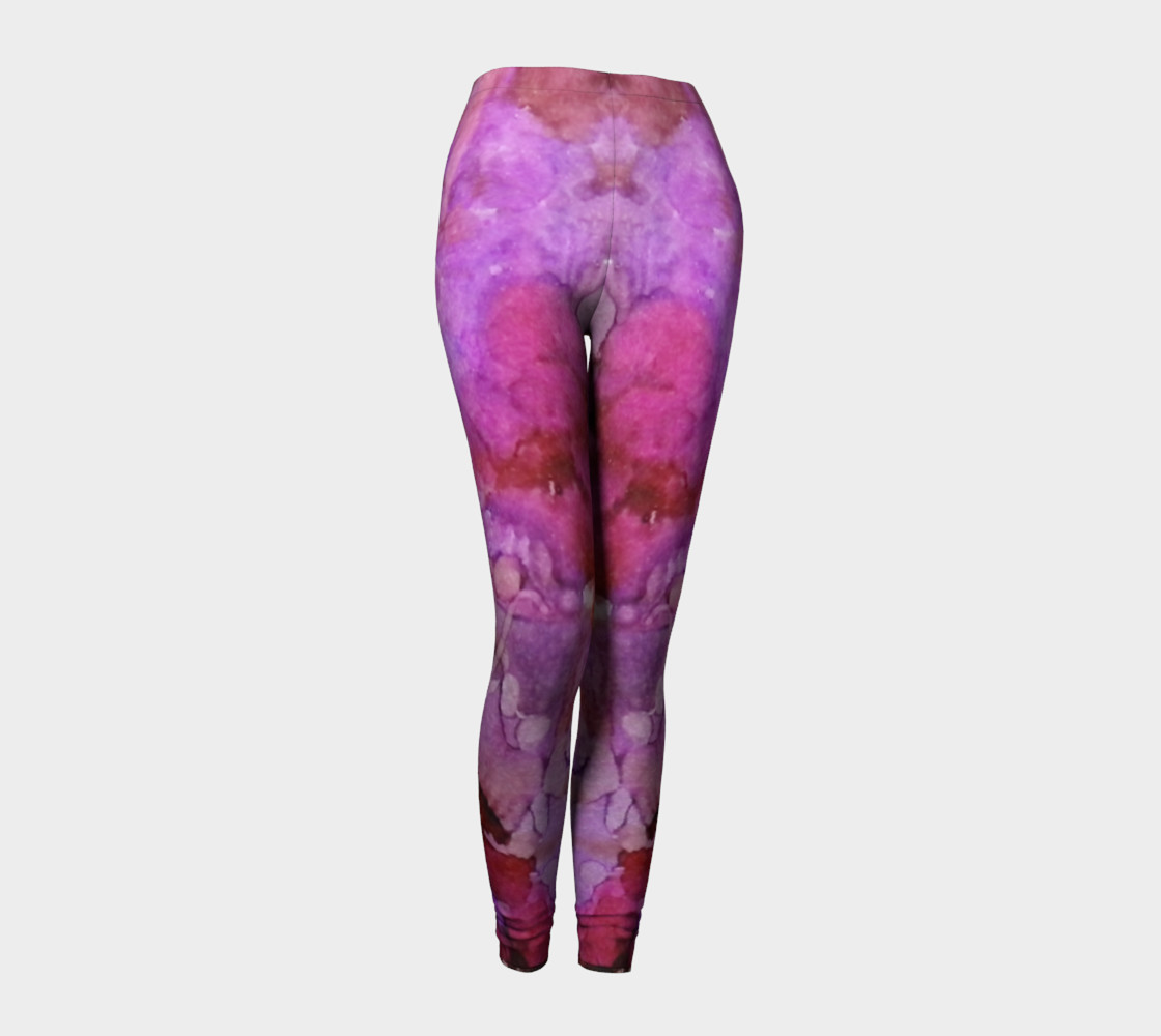 Blossoms Ink #1 Yoga Leggings preview #1
