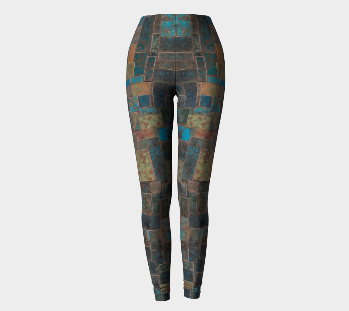 Metal Patinas #1 Yoga Leggings preview #2