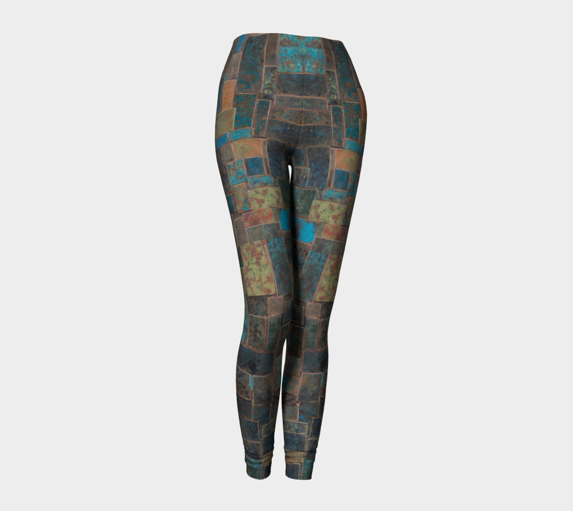 Metal Patinas #1 Yoga Leggings preview #1