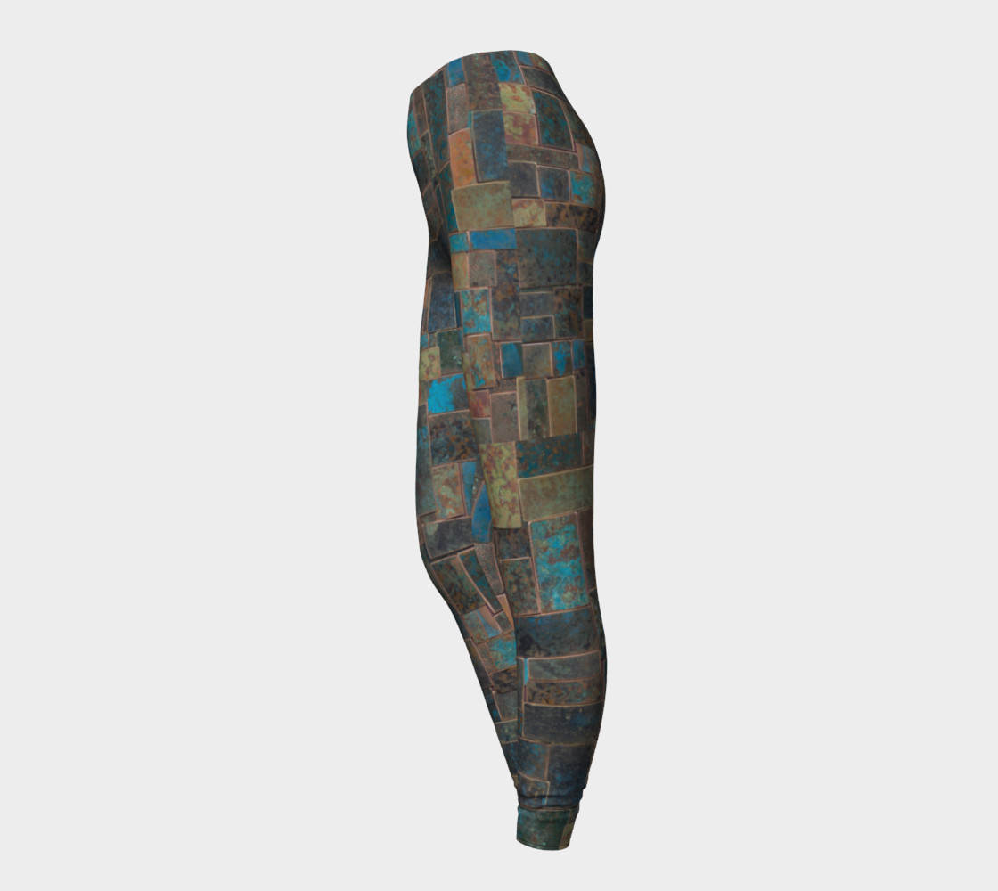 Metal Patinas #1 Yoga Leggings preview #3