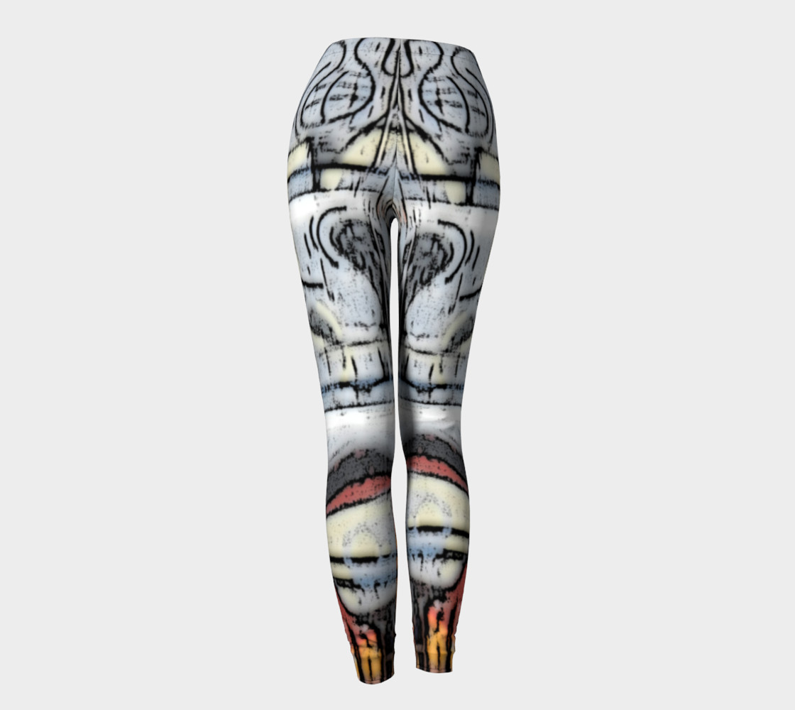 Train Grafitti #2 Leggings preview #4