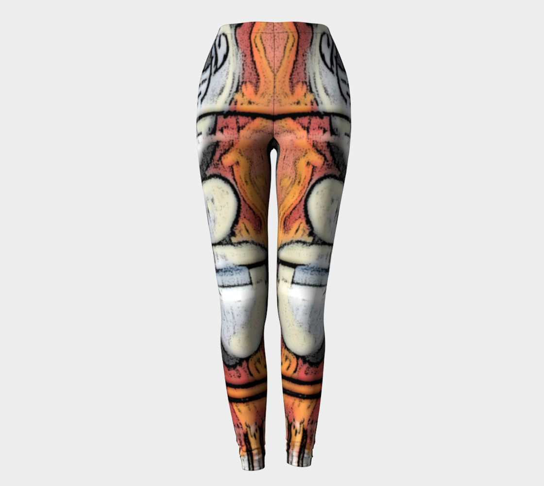 Train Grafitti #2 Leggings preview #2
