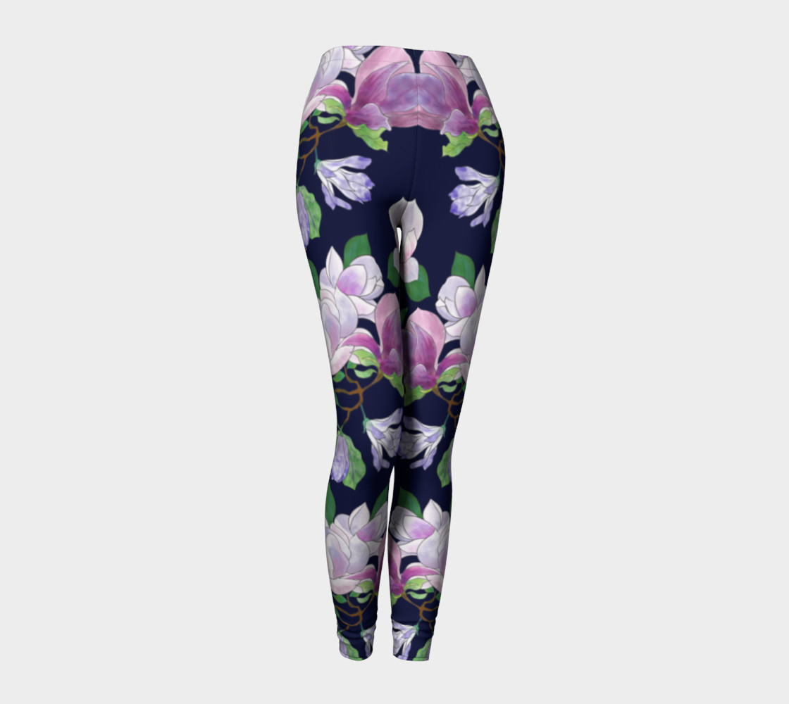 Magnolia Floral Frenzy Leggings preview #1