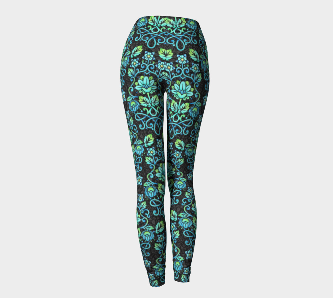 Nouveau Damask Ankle Leggings preview #4
