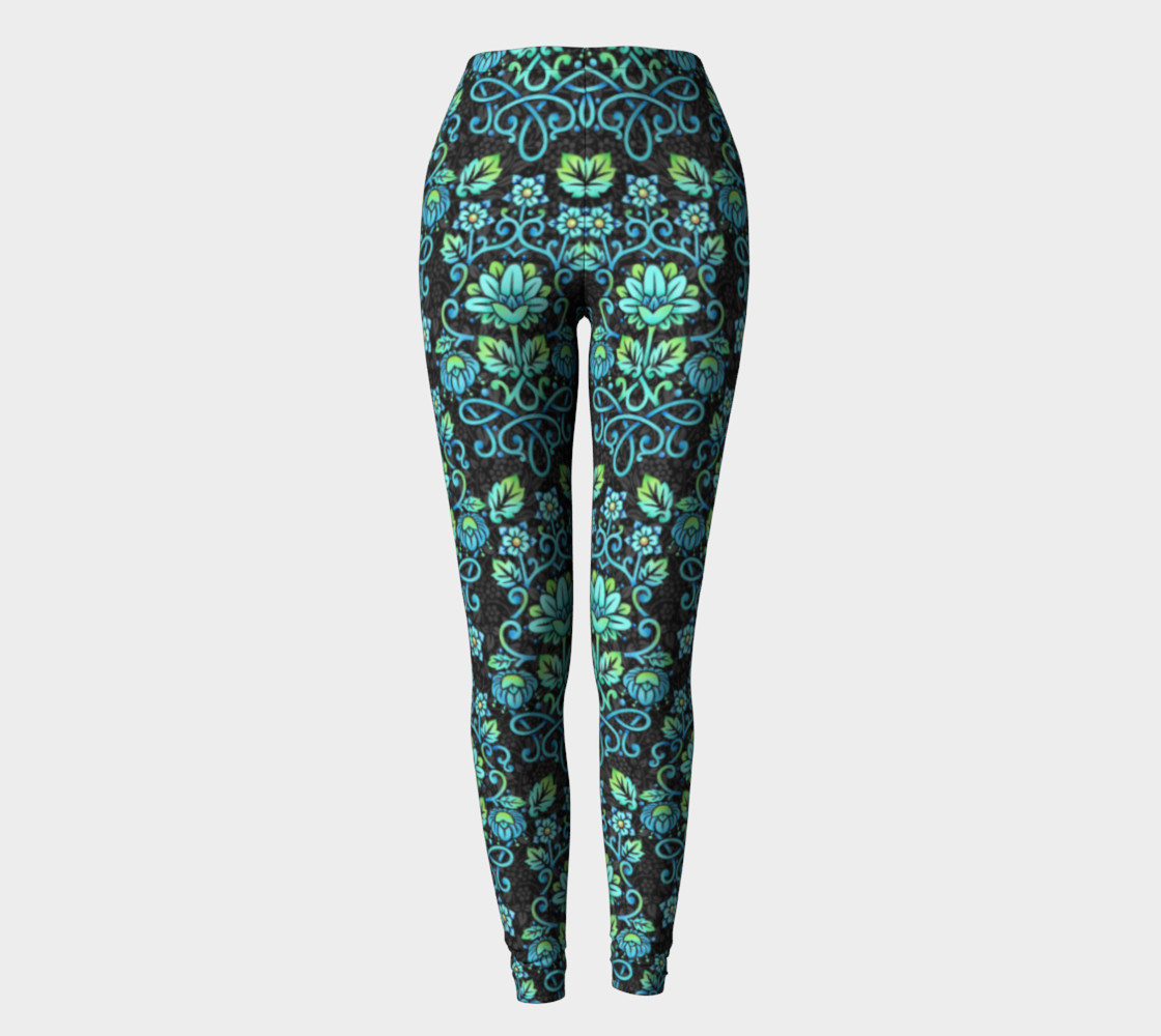 Nouveau Damask Ankle Leggings preview #2