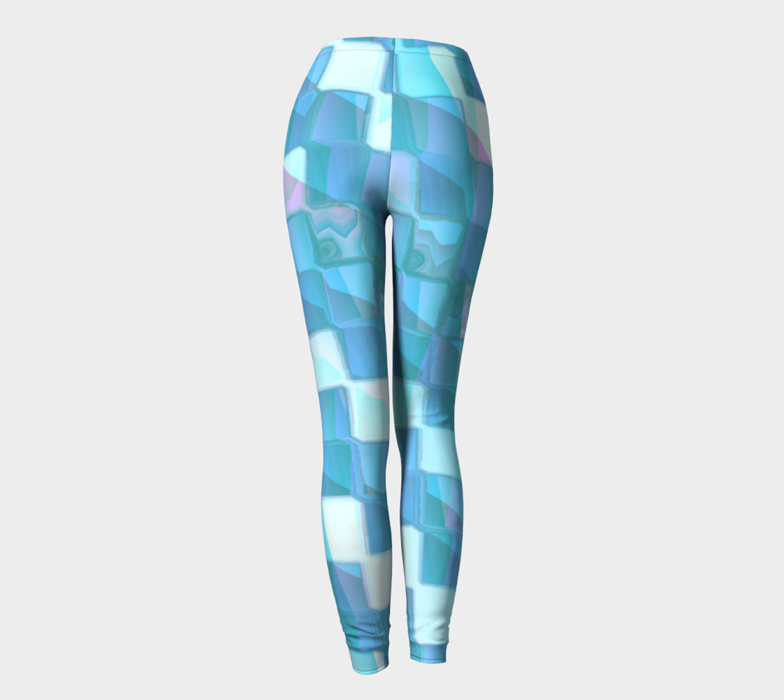 Blue Abstract Cubes preview #4