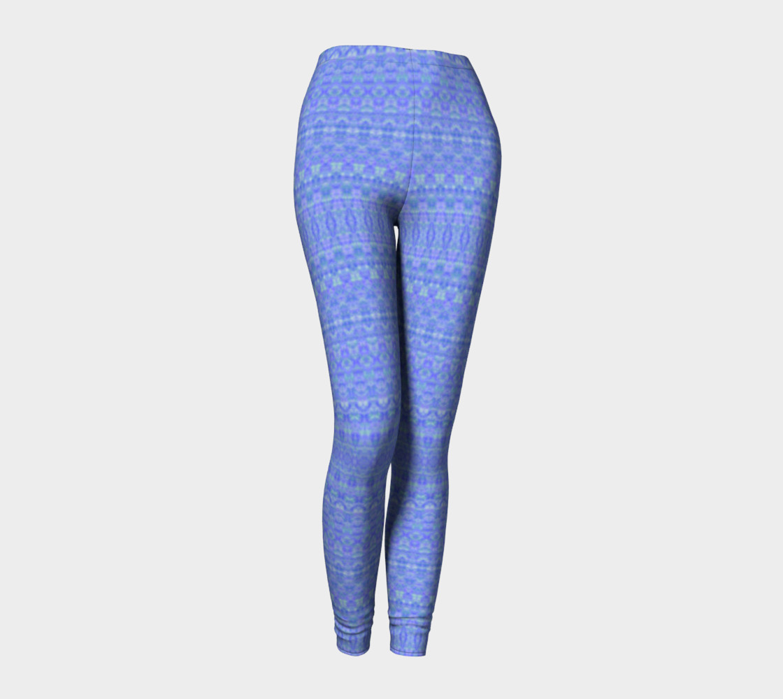 Abstract Pastel Blue Damask preview #1