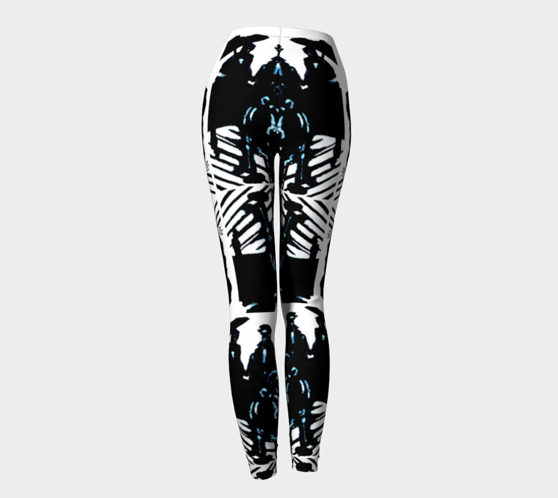 Aperçu de Chamber Jazz / Daring-Do Jazz Print Leggings #4