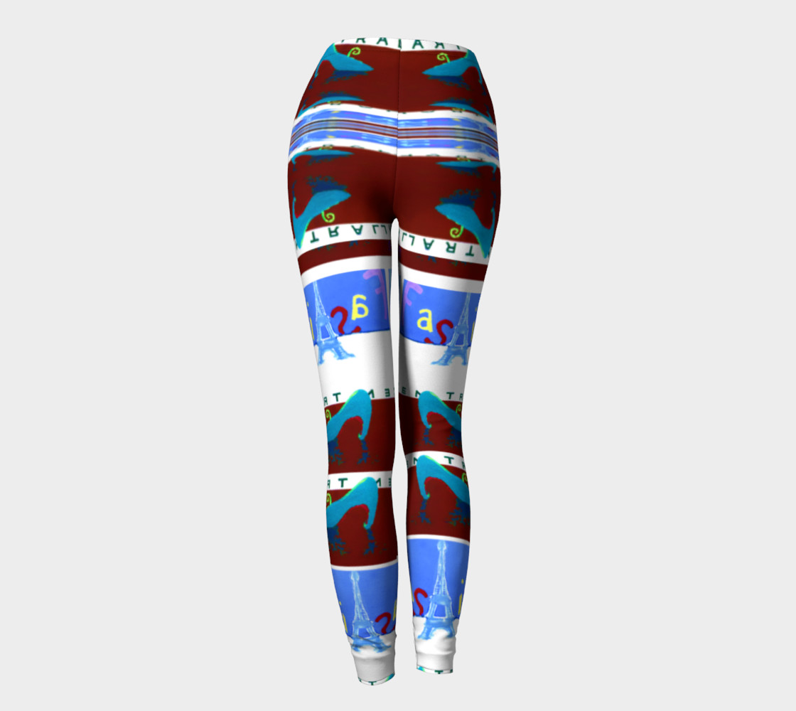 Fashion Art Central / Trim-Look Fashion Leggings preview #4