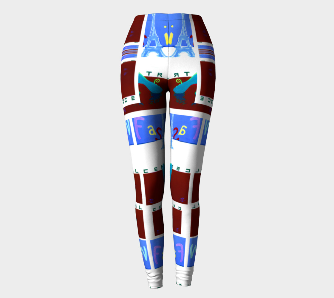 Fashion Art Central / Trim-Look Fashion Leggings preview #2