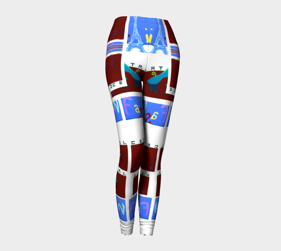 Fashion Art Central / Trim-Look Fashion Leggings preview #1