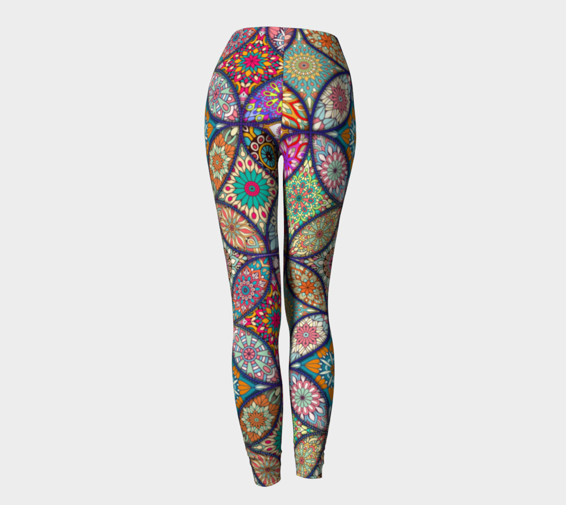 Vibrant Mandalas Leggings preview #4