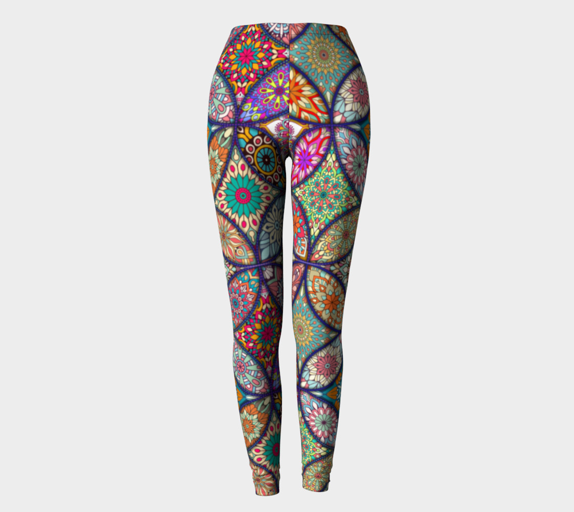 Vibrant Mandalas Leggings preview #2
