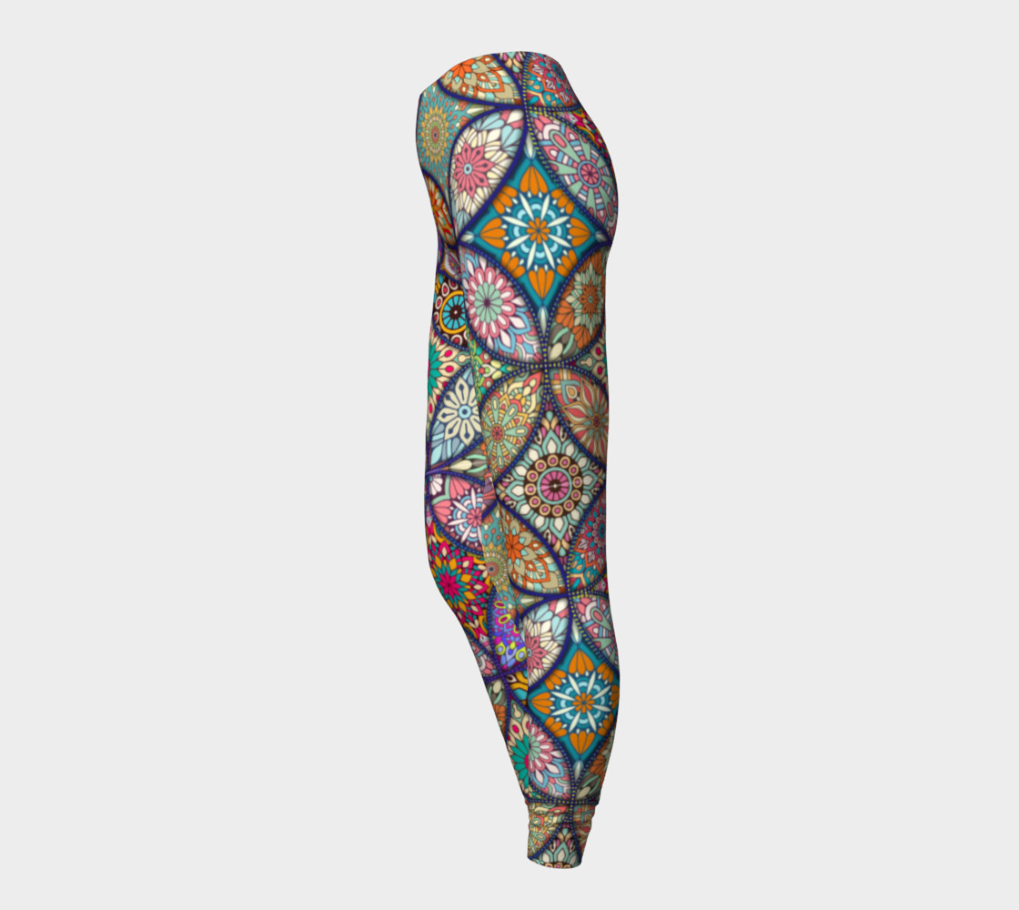 Vibrant Mandalas Leggings preview #3