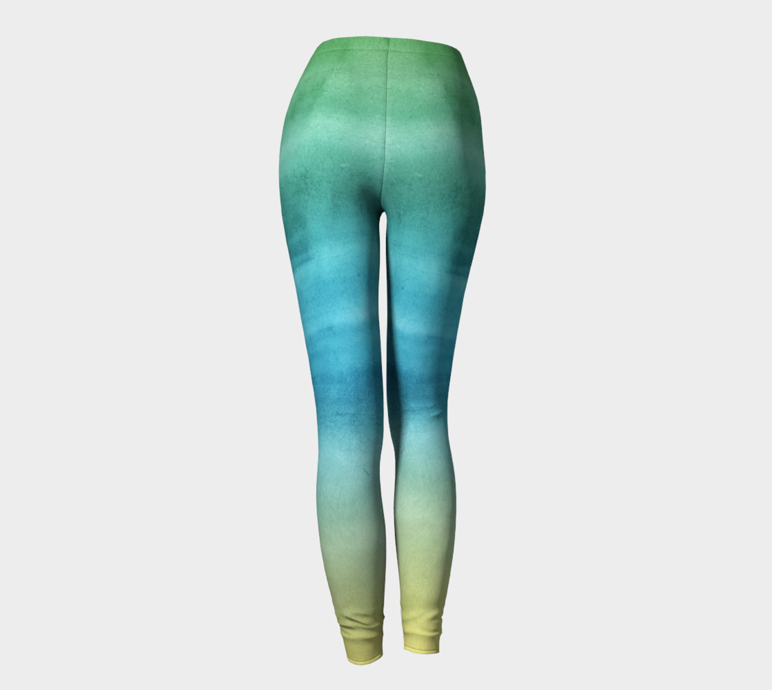 Watercolor Gradient - Blue / Green / Yellow preview #4