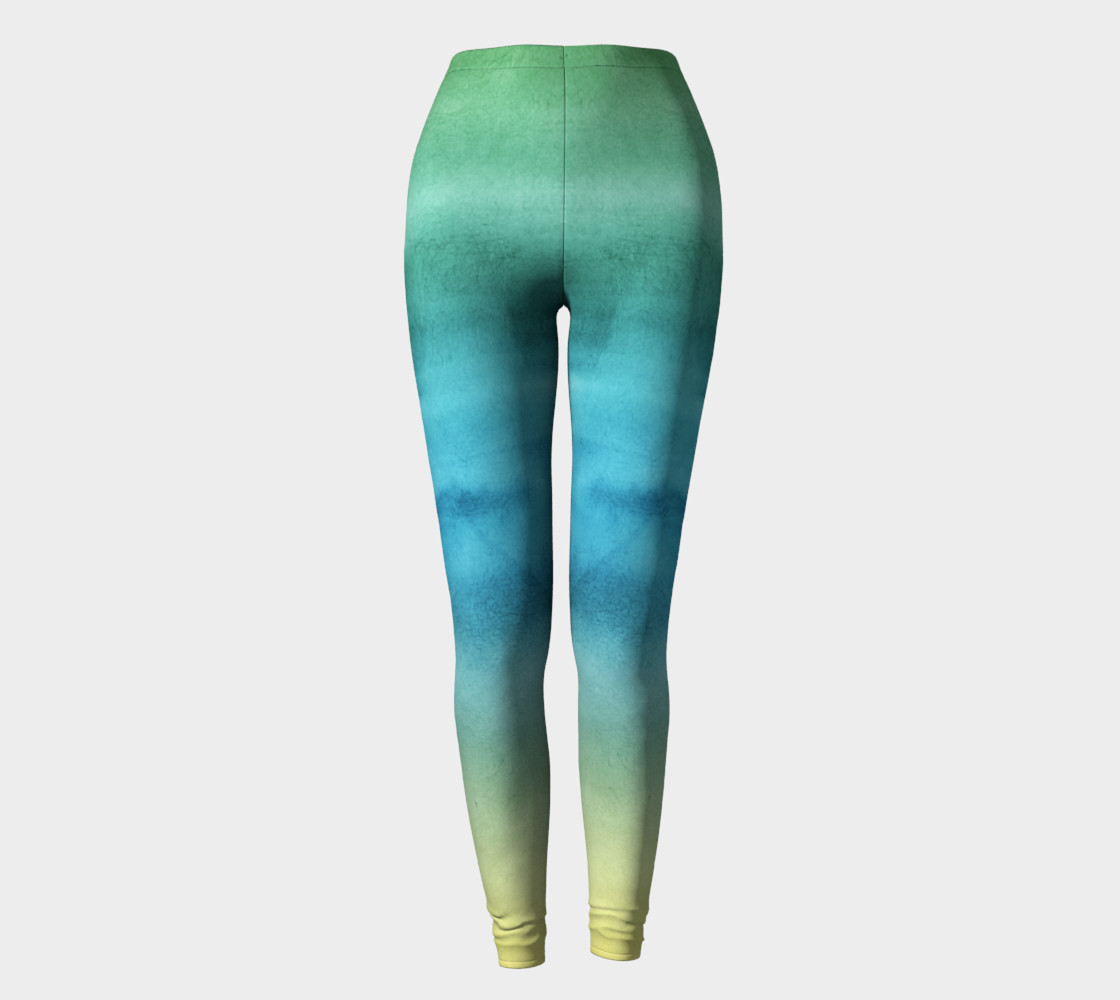 Watercolor Gradient - Blue / Green / Yellow preview #2