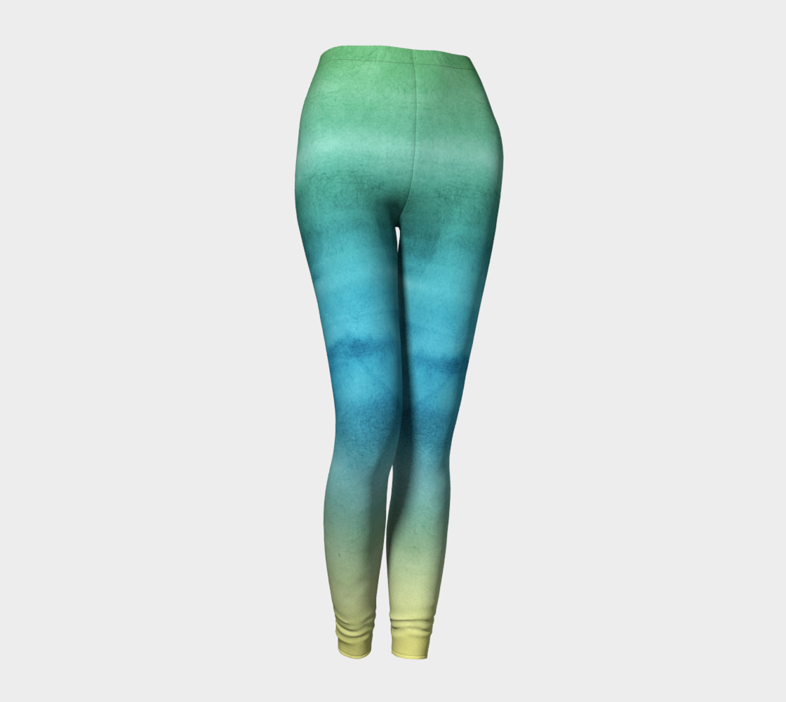Watercolor Gradient - Blue / Green / Yellow preview #1