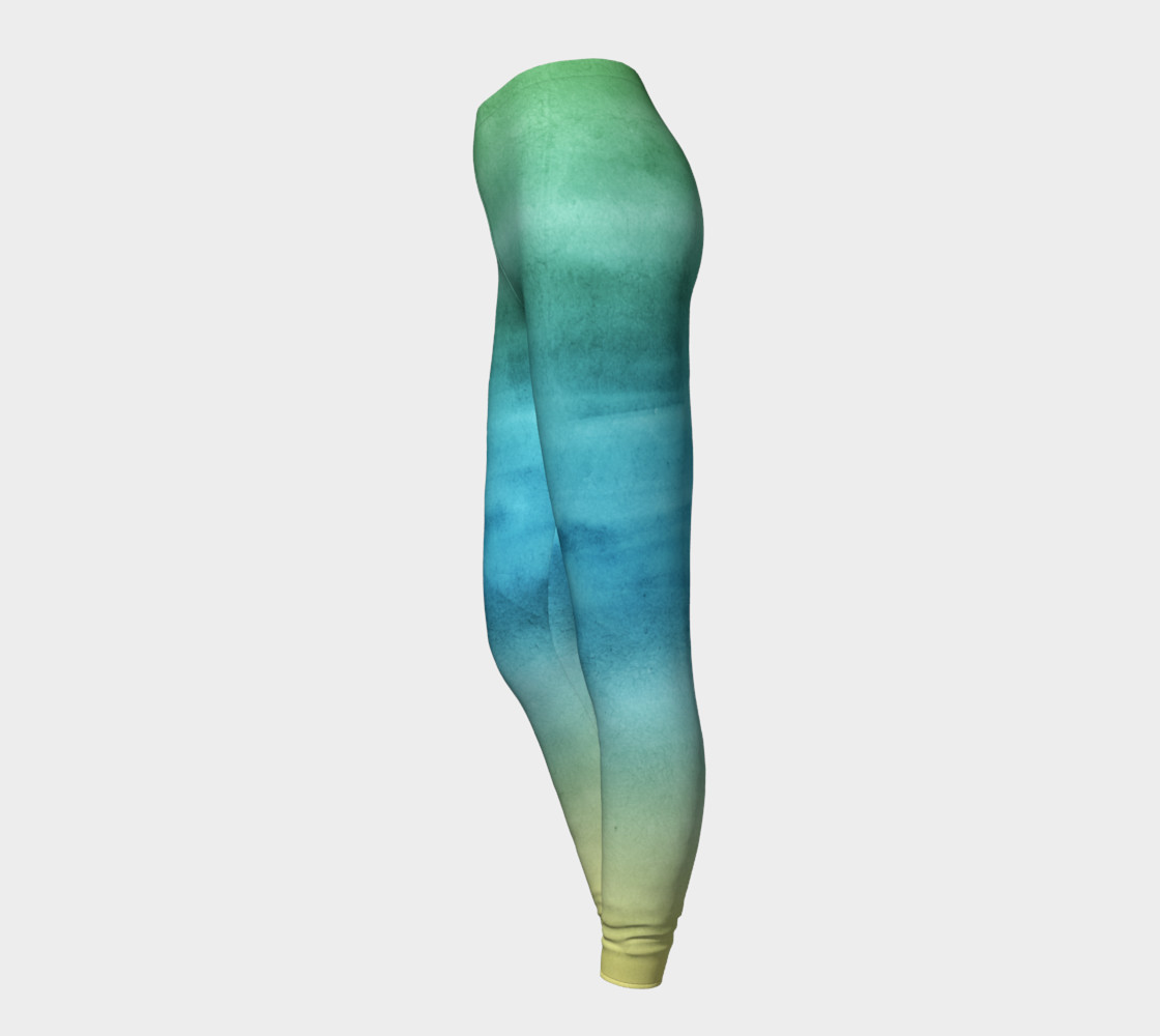 Watercolor Gradient - Blue / Green / Yellow preview #3