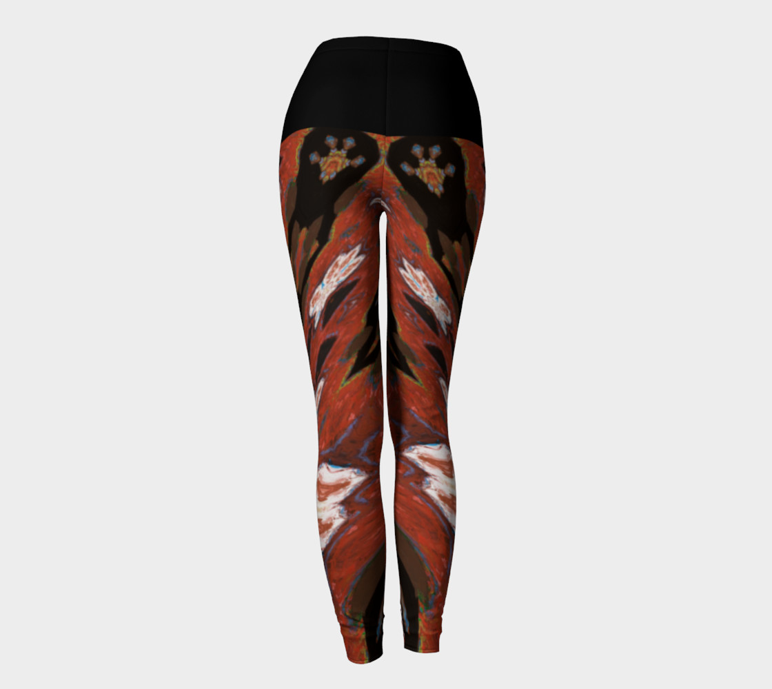 Simone Says Slimming-Action Floral Print Leggings preview #4