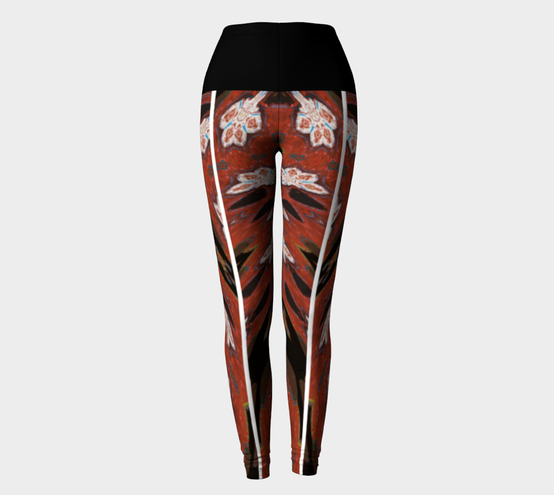 Simone Says Slimming-Action Floral Print Leggings preview #2